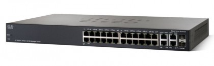 CISCO SF300-24 24-port 10/100 Managed Switch with Gigabit Uplinks